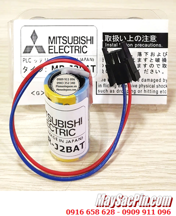 Mitsubishi MR-J2BAT; Pin nuôi nguồn Mitsubishi MR-J2BAT lithium 3v chính hãng _Xuất xứ Nhật